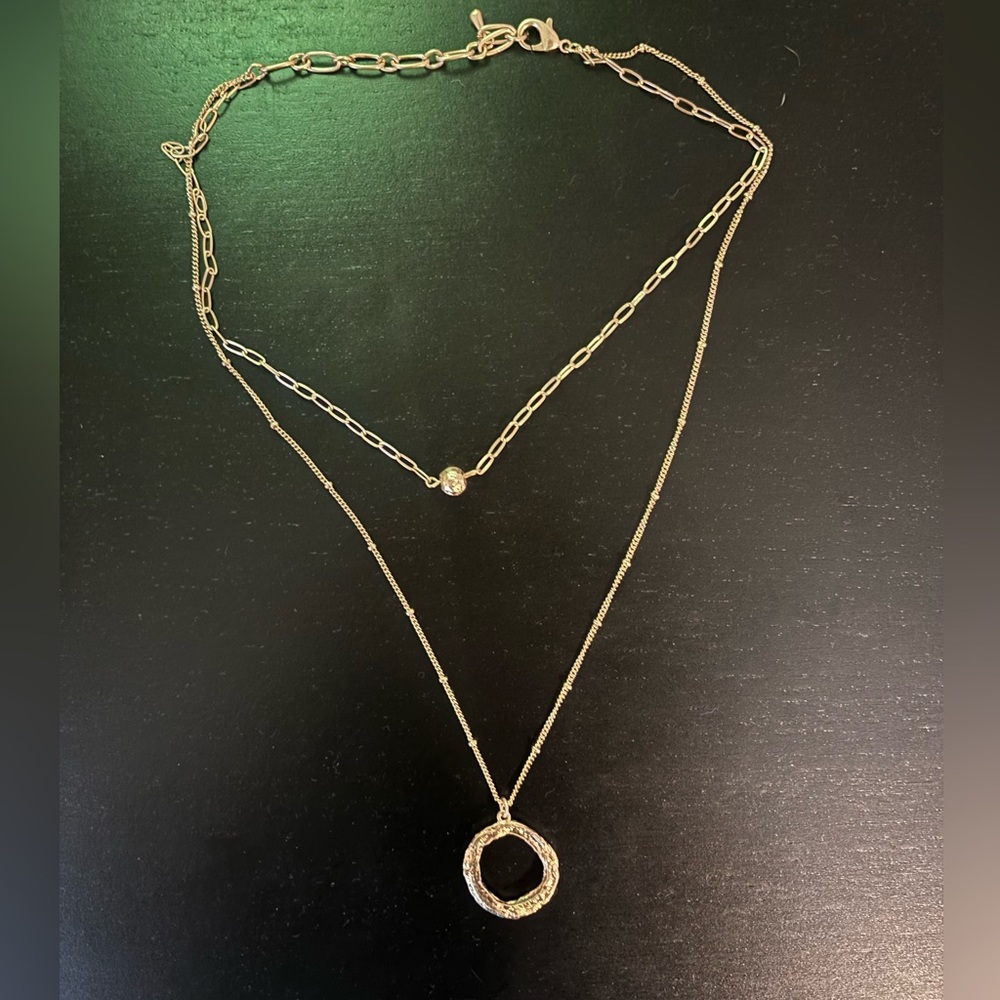 Lovisa gold 2 layer necklace